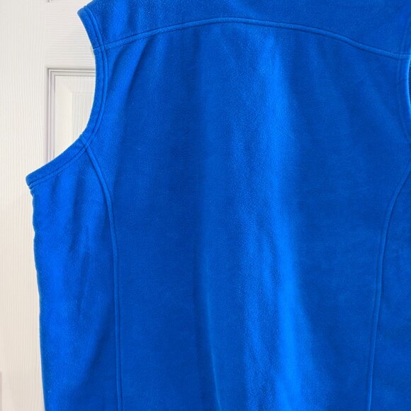 Core 365 Bright Blue Fleece Vest Men’s 2XL, Full Zip with URJ NFTY Logo, NWT - Picture 9 of 16